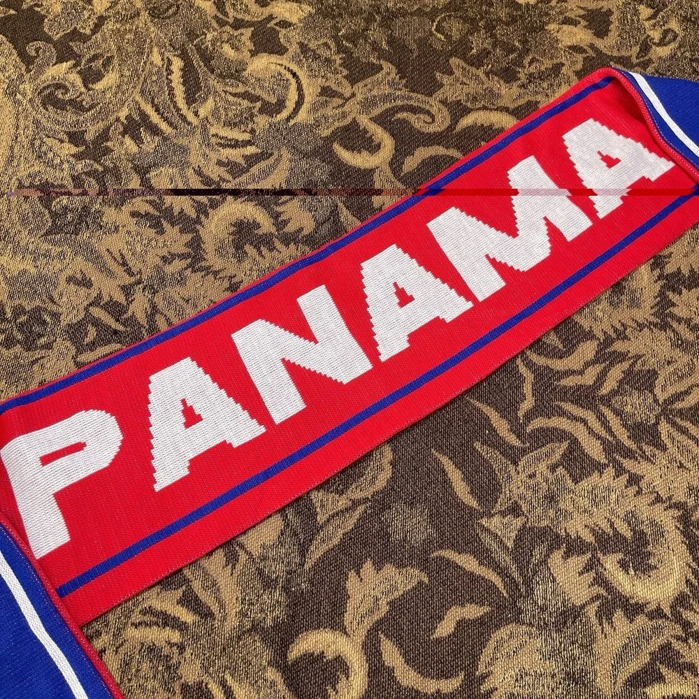 Panama Soccer Football Scarf Licensed New Red Blue New